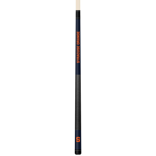Syracuse Orange Custom Engraved Navy Billiard Cue - Orange
