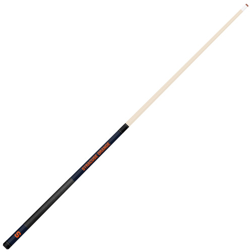 Syracuse Orange Custom Engraved Navy Billiard Cue - Orange