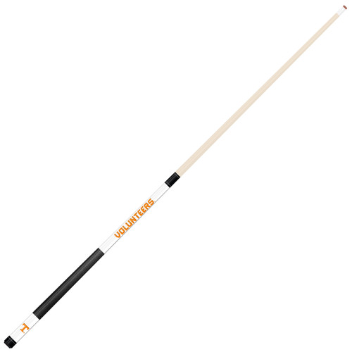 Tennessee Volunteers Custom Engraved White Billiard Cue - Orange