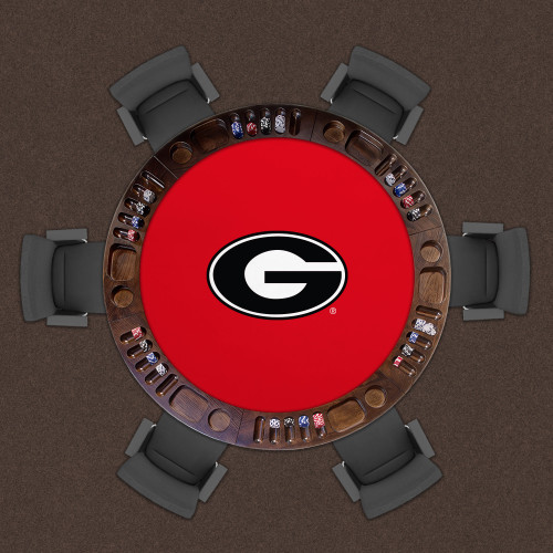 Georgia Bulldogs 48" Standard Game Table Felt