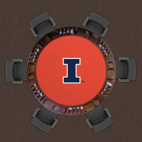 Illinois Fighting Illini 48" Standard Game Table Felt