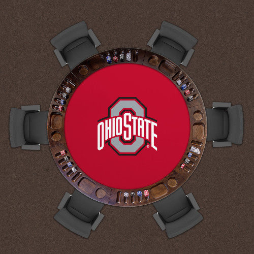 Ohio St. Buckeyes 48" Standard Game Table Felt