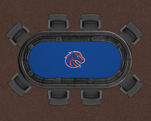 Boise St. Broncos 96" Texas Hold 'Em Game Table Felt