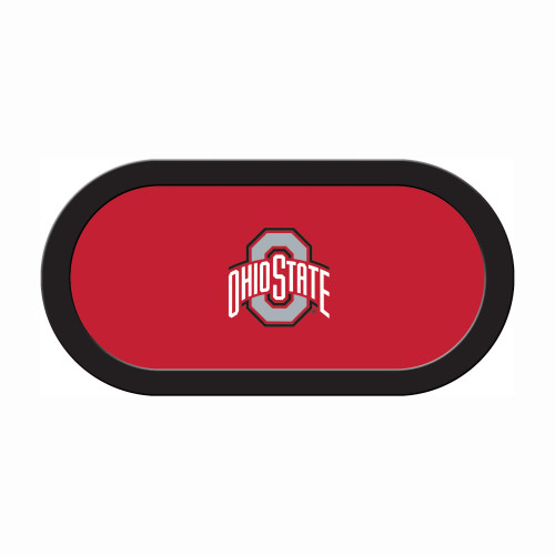 Ohio St. Buckeyes 96" Texas Hold 'Em Game Table Felt