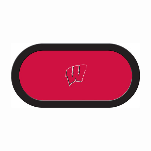 Wisconsin Badgers 96" Texas Hold 'Em Game Table Felt
