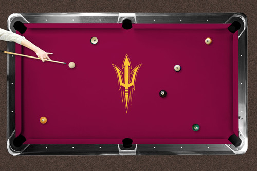 Arizona State Sun Devils 7'/8' Recreational Billiard Table Felt - Pitchfork
