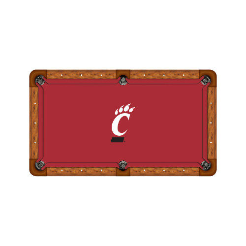 Cincinnati Bearcats 7'/8' Recreational Billiard Table Felt