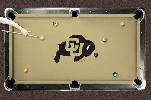 Colorado Buffaloes 9' Recreational Billiard Table Felt