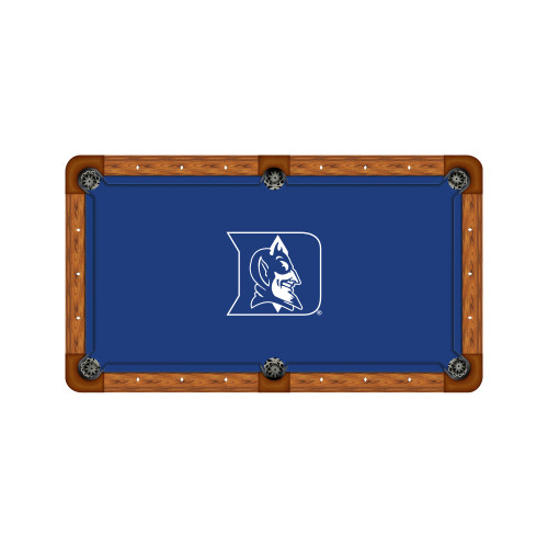 Duke Blue Devils 9' Recreational Billiard Table Felt - Mascot