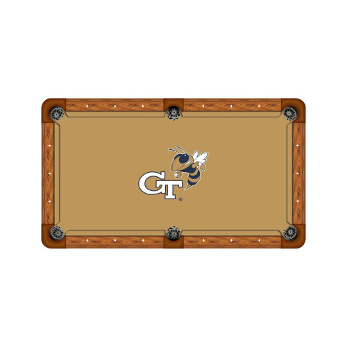 Georgia Tech Yellow Jackets 7'/8' Recreational Billiard Table Felt - Mascot