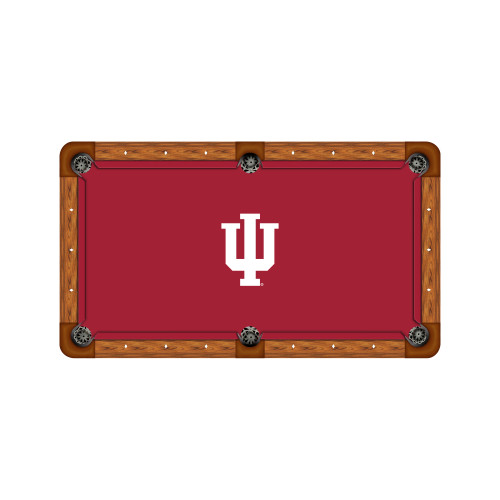 Indiana Hoosiers 9' Recreational Billiard Table Felt - IU Logo