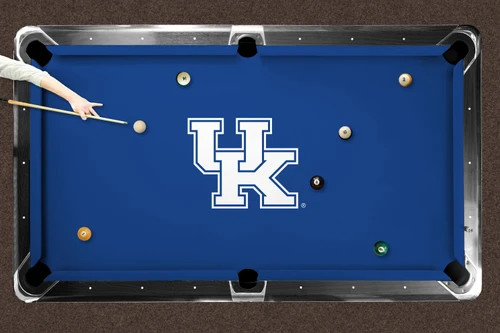 Kentucky Wildcats 9' Recreational Billiard Table Felt - UK Logo