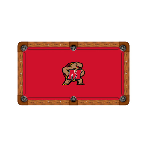 Maryland Terrapins 9' Recreational Billiard Table Felt