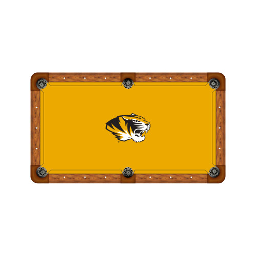 Missouri Tigers 7'/8' Recreational Billiard Table Felt - Mascot