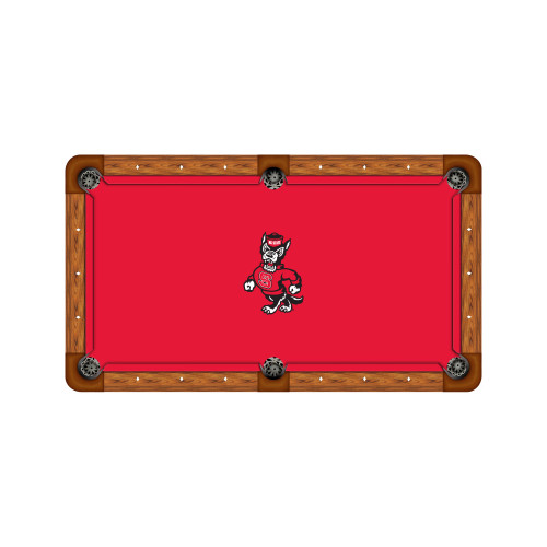 NC State Wolfpack 9' Recreational Billiard Table Felt - Mascot