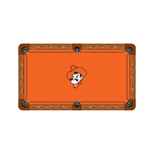 Oklahoma State Cowboys 7'/8' Recreational Billiard Table Felt - Mascot