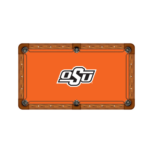 Oklahoma State Cowboys 7'/8' Recreational Billiard Table Felt - OSU Logo