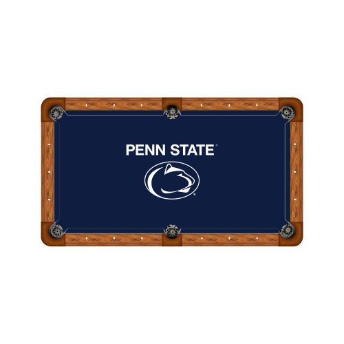 Penn State Nittany Lions 9' Recreational Billiard Table Felt - Text Logo