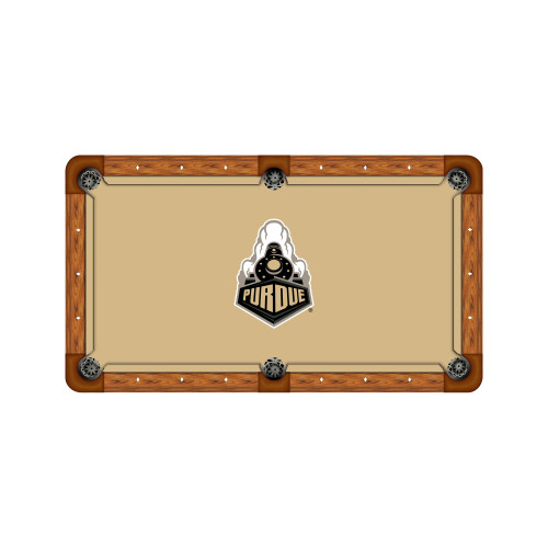 Purdue Boilermakers 9' Recreational Billiard Table Felt - Mascot