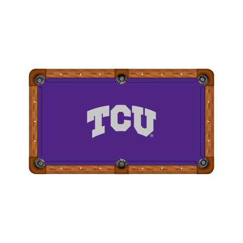 TCU Horned Frogs 9' Recreational Billiard Table Felt