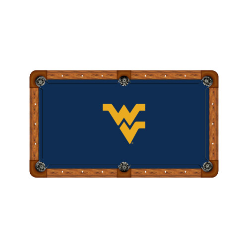 West Virginia Mountaineers 9' Recreational Billiard Table Felt