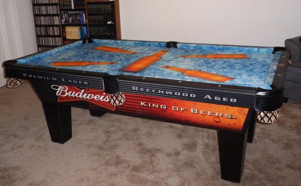 Custom Pool Table Felt - Beer & Ice