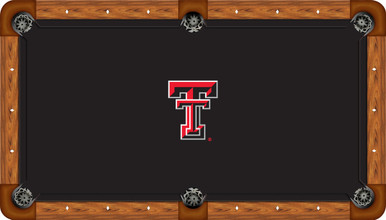 Texas Tech Red Raiders 7 foot Custom Pool Table Felt | CueSight.com