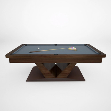 The V Modern Luxury Pool Table - Pool Cues and Billiard Supplies at CueSight.com