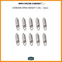 Savage Gear Screw-in Spike Weight 3.5g | 12pcs | Soft Lure Screwin Weights