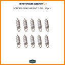 Savage Gear Screw-in Spike Weight 3.5g | 12pcs | Soft Lure Screwin Weights