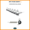 Savage Gear Cork Screw Ball Heads | 4g - 30g | 5pcs, 10pcs, Bulk 25pcs