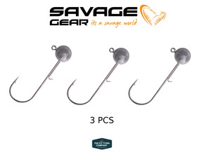 Savage Gear Tournament Series Ball Jig Heads - 3pcs Savage Gear Tournament Series Ball Jig Heads - 3pcs