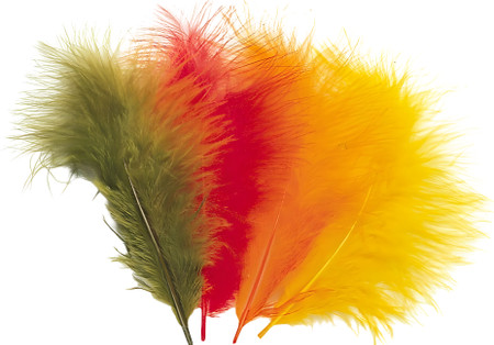 Turkey Marabou Feathers - Large Selected