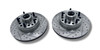 mustang 2 ii front disc brake conversion kit rotors