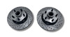 1967-1969 ford mustang v8 front disc brake conversion kit rotors