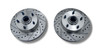 1964-1974 GM A Body Chevy Chevelle front disc brake conversion kit drilled slotted rotors