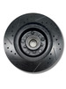 63-87 Chevy C10 Front Rotors 5x5 Drilled and Slotted BLACK (PAIR)