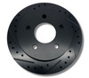 63-87 Chevy C10 Front & Rear Rotors 5x5 Drilled and Slotted BLACK (PAIR)