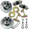 1964-1966 ford mustang 6 cylinder front disc brake conversion kit 5x4.5 lug plain rotors