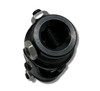 BLACK Steering U-Joint 9/16-26 X 3/4"DD Mustang 2 Manual Rack