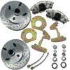 1964-1966 ford mustang 6 cylinder front disc brake conversion kit 4 lug rotors