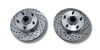 1964–1972 Malibu GM AFX front disc brake conversion kit drilled slotted rotors