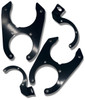 1988-1998 chevy 1500 obs rear end disc brake conversion kit with black brackets