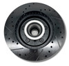 1988-98 Chevy/GMC 3100 OBS Drilled & Slotted Rotors BLACK (FRONT AND REAR)