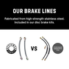 Ford 9" Big Bearing Disc Brake Kit 5x4.5 5x5 Fairlane Torino Ranchero, Black eBrake Calipers