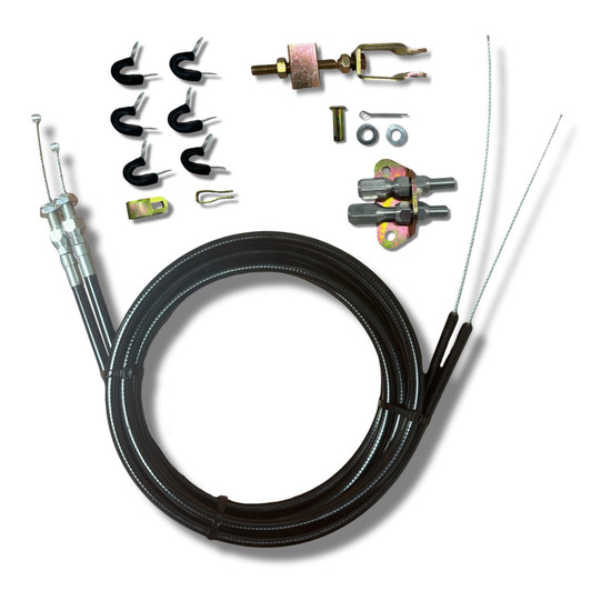 universal e-brake parking brake cable kit cut-to-length rear disc brake conversion