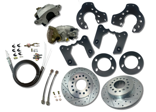 ford 9in bearing rear disc brake conversion kit stock aftermarket axle zinc