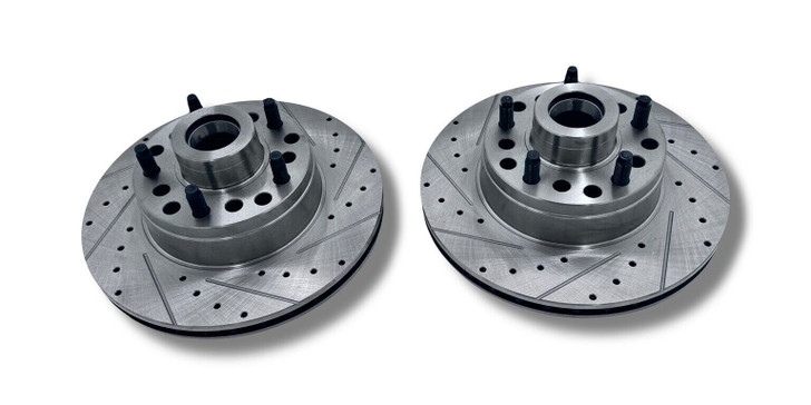 mustang 2 ii front disc brake conversion kit rotors