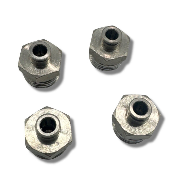 1/2NPT Male x 1/4" Hose Air Fittings Air Ride Push In Bags (Set of 4)