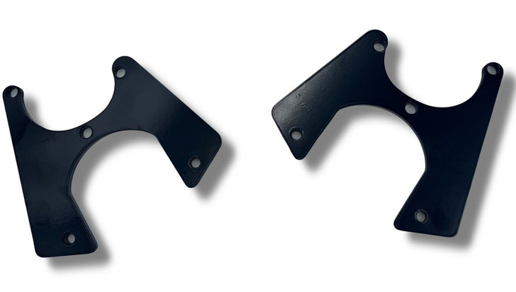 1963-1987 chevy c10 rear disc brake conversion kit black brackets
